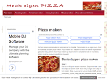Tablet Screenshot of pizza-maken.com